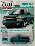 Auto World 2005 Chevrolet Silverado SS Teal Custom Muscle Trucks