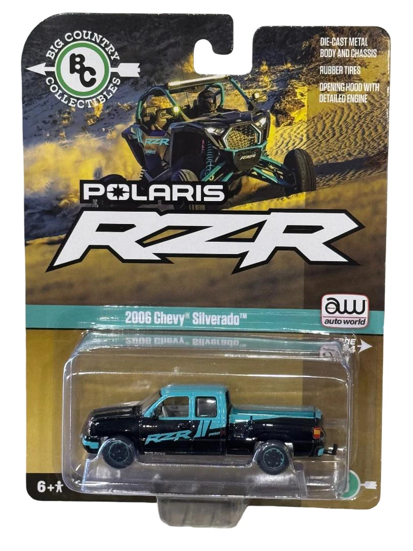 Auto World Big Country Collectibles 2006 Chevrolet Silverado Polaris RZR
