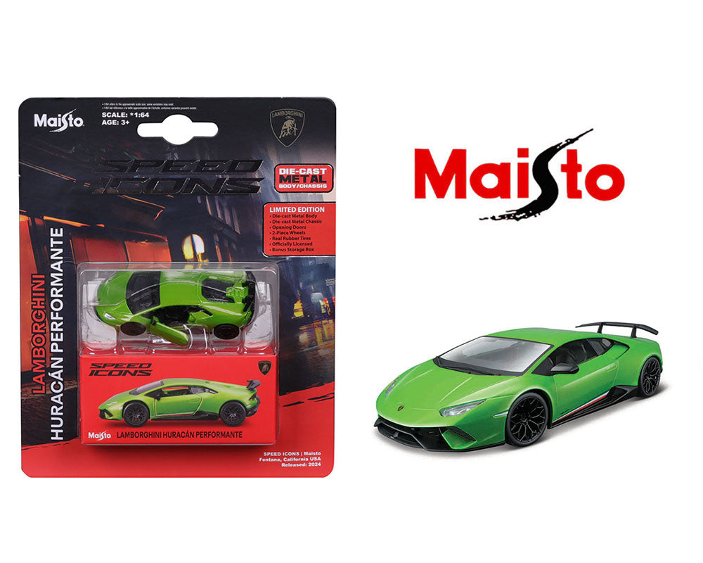 Maisto Speed Icons Lamborghini Huracan Performante Green