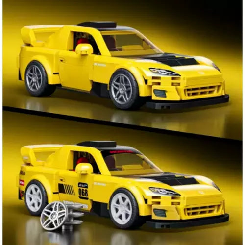 Hot Wheels Brick Shop 2007 Honda S2000 Yellow
