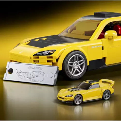 Hot Wheels Brick Shop 2007 Honda S2000 Yellow