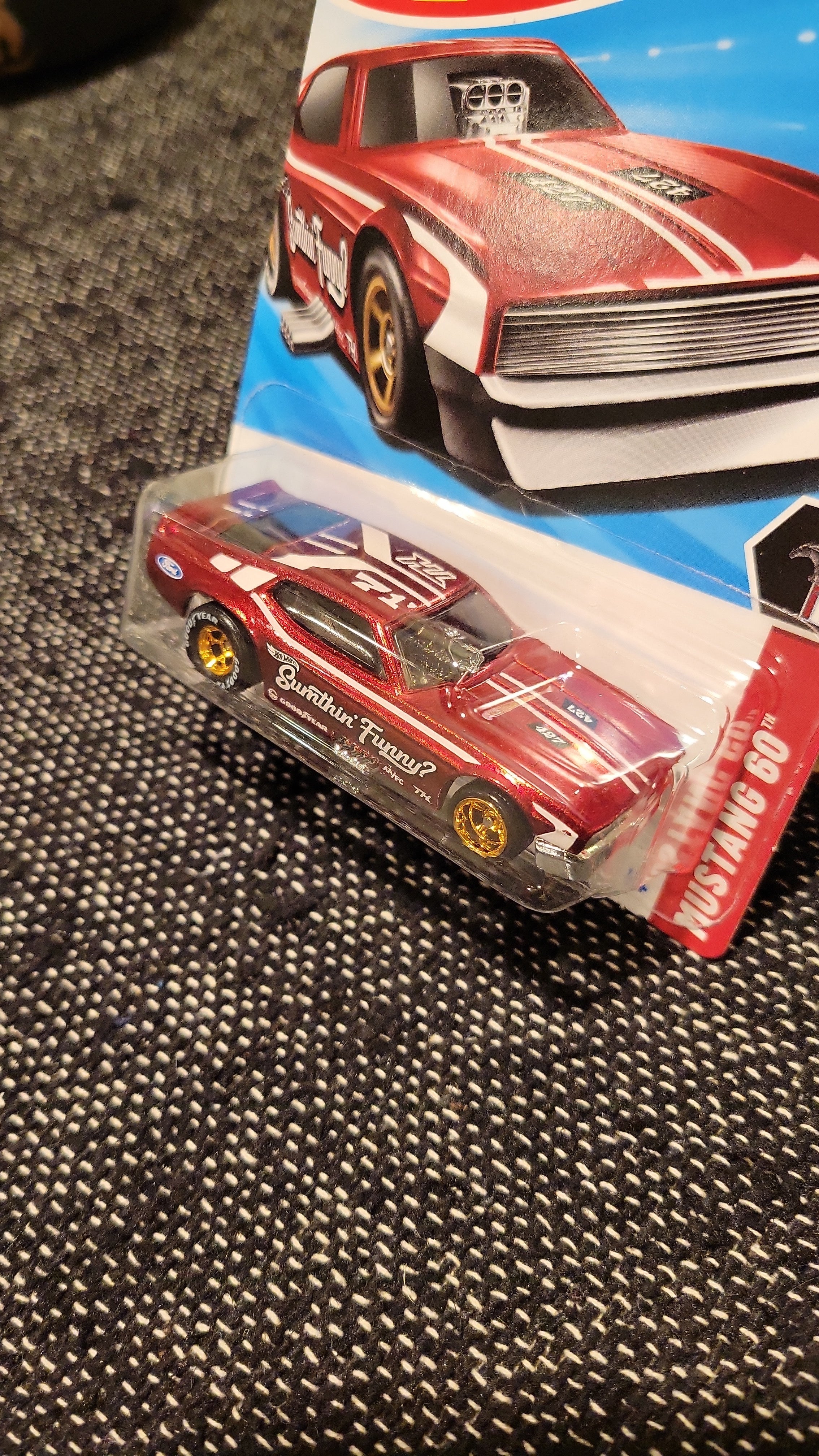 Hot Wheels 2025 Super Treasure Hunt 71 Ford Mustang Funny Car
