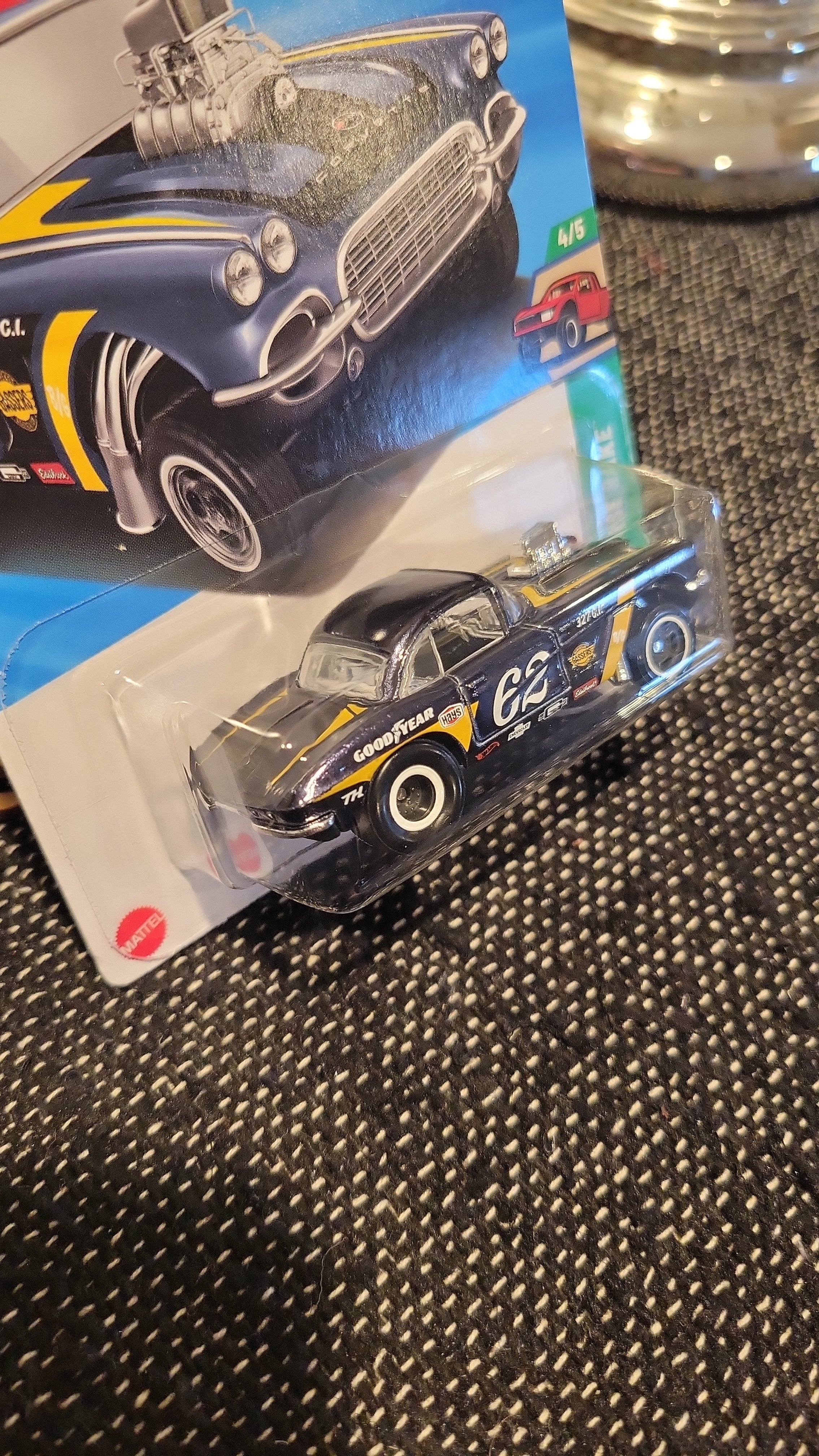 Hot Wheels 2025 Super Treasure Hunt 1962 Corvette Gasser