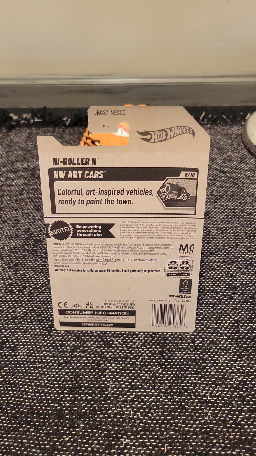 Hot Wheels 2025 Super Treasure Hunt Hi Roller