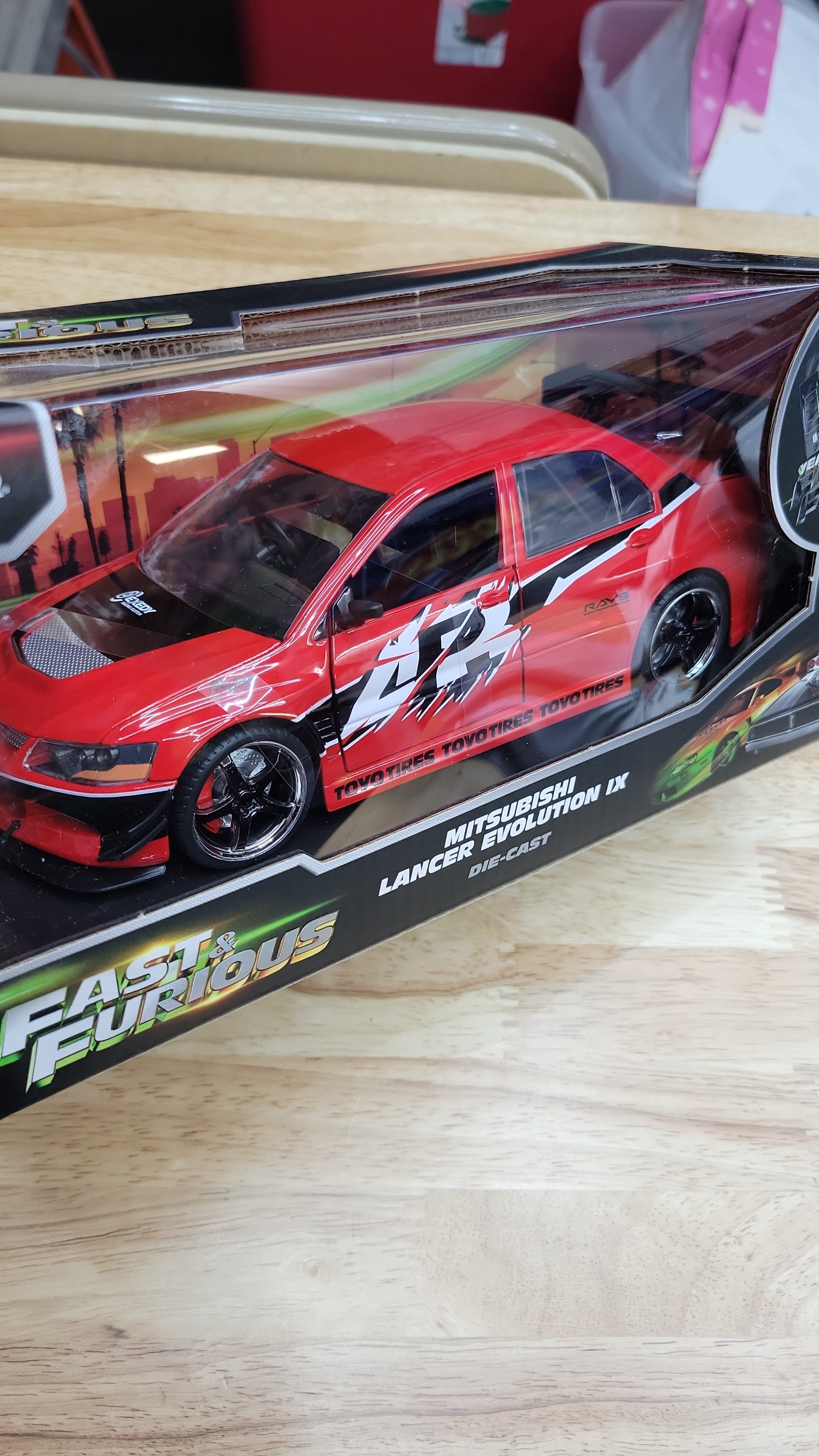 Jada 1:24 Scale Fast & Furious Mitsubishi Lancer Evolution IX
