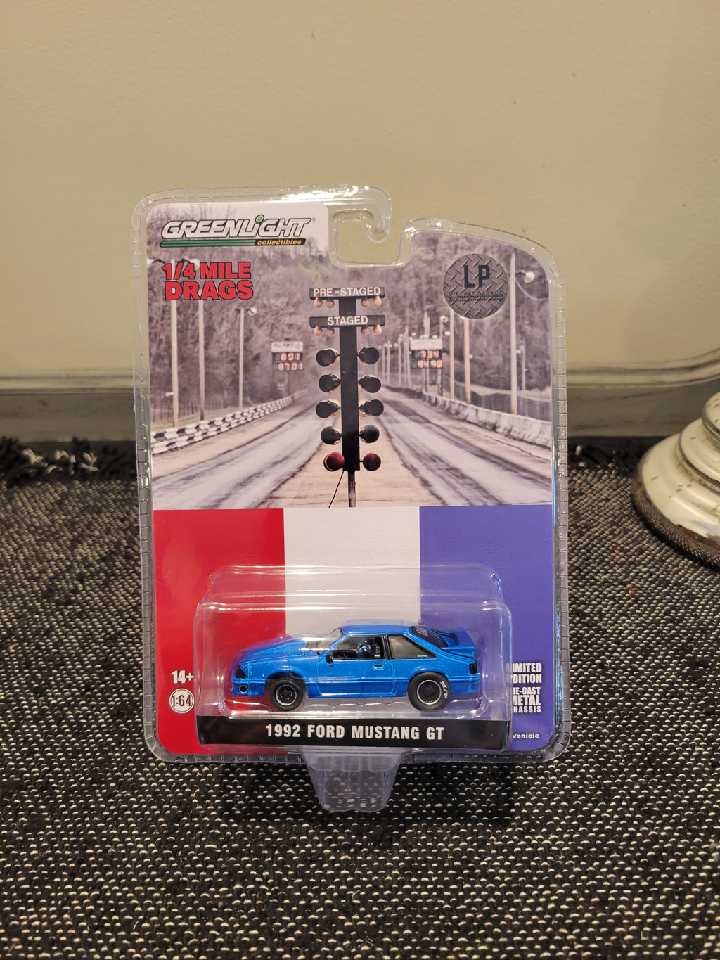 Greenlight LP Diecast 1992 Ford Mustang GT Drag Car