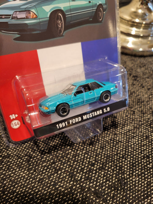 Greenlight LP Diecast Exc. 1991 Ford Mustang LX 5.0