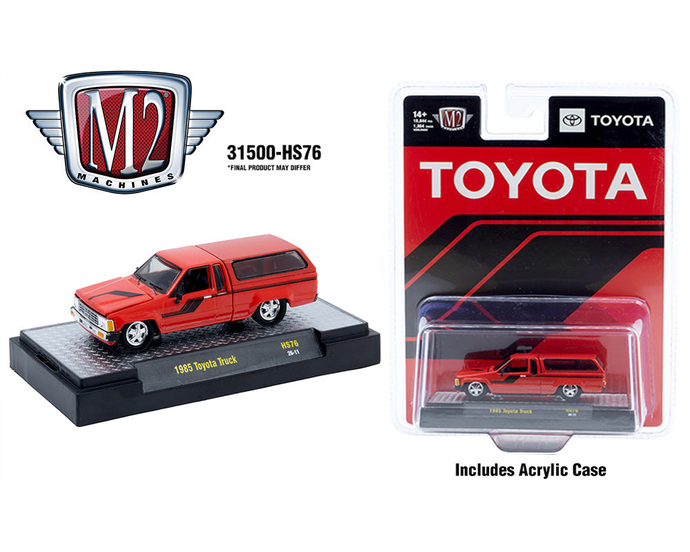M2 Machines 1985 Toyota Pickup Truck Red