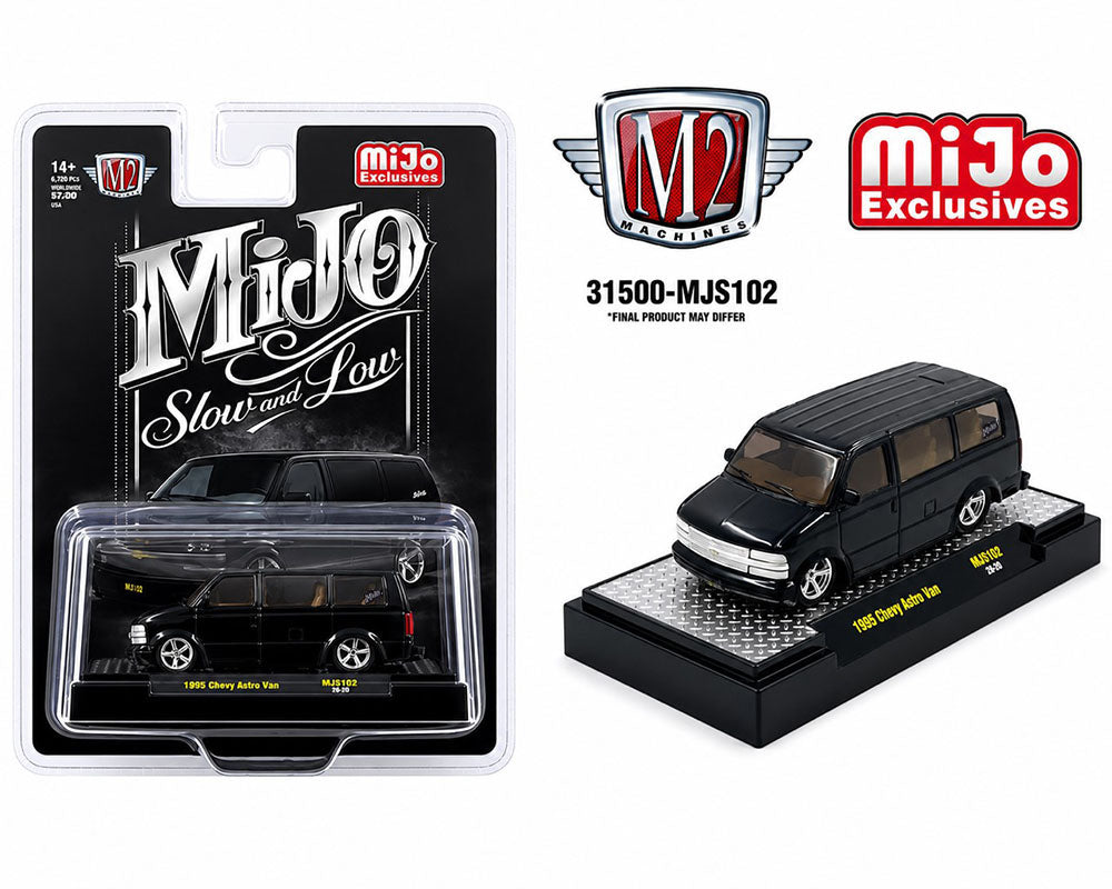 M2 Machines 1995 Chevy Astro Van Slow and Low MIJO Exclusive