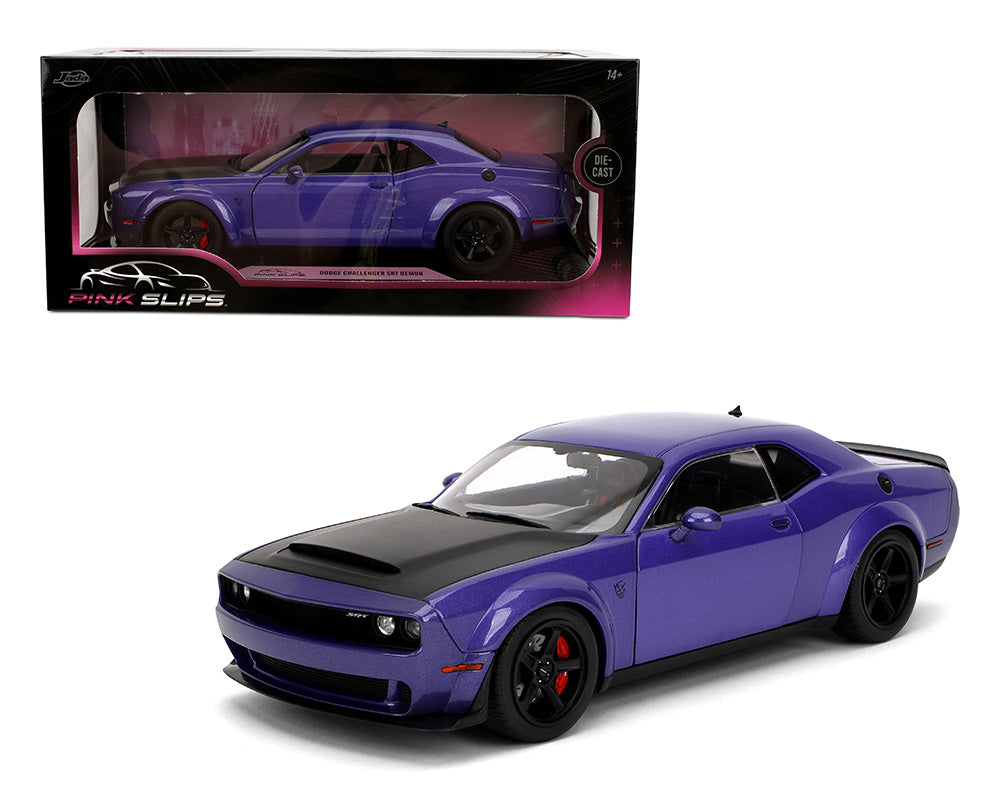 Jada Pink Slips 1:18 Scale Dodge Challenger Demon SRT