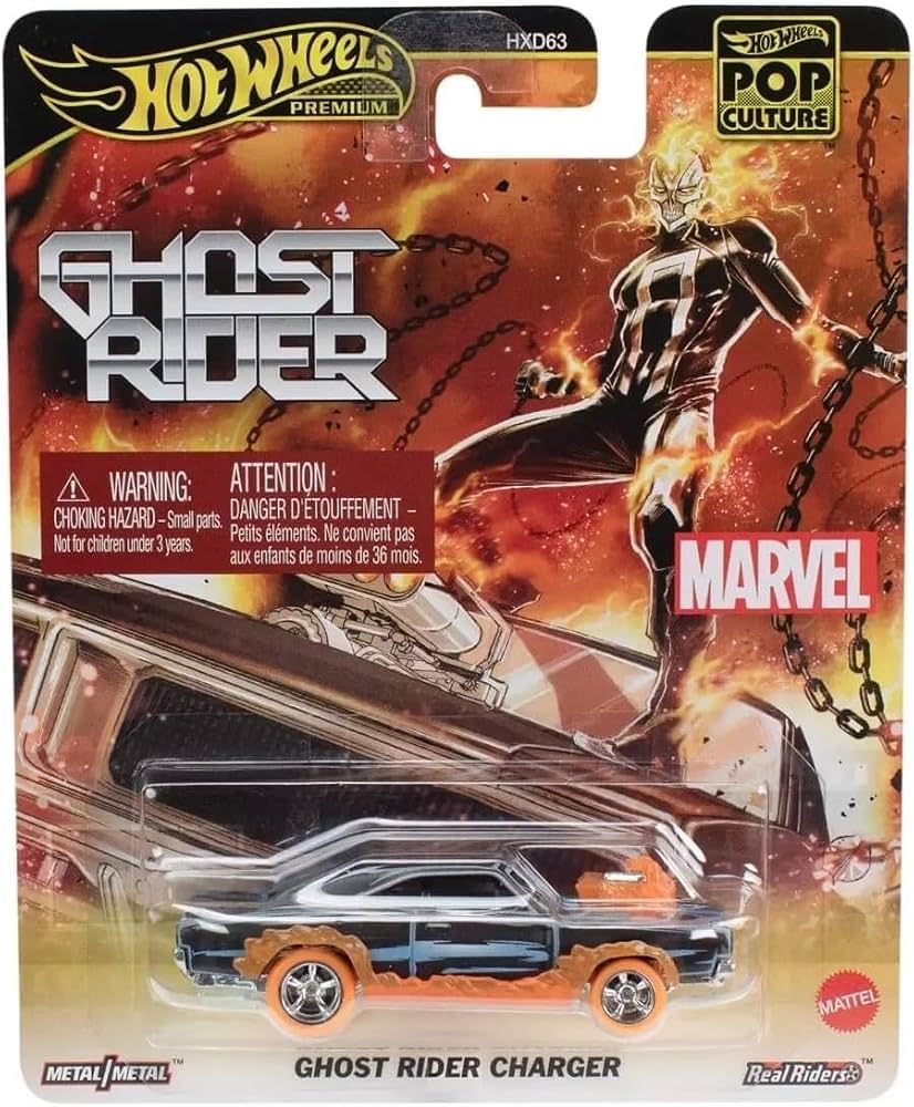 Hot Wheels Premium Pop Culture Ghost Rider Charger