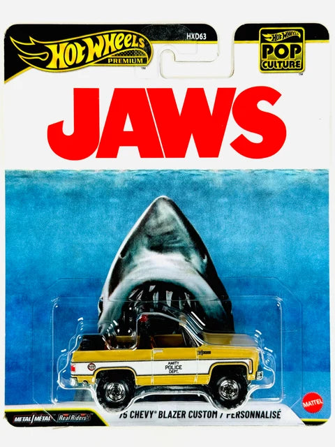 Hot Wheels Premium Pop Culture Jaws 1975 Chevrolet Blazer Custom