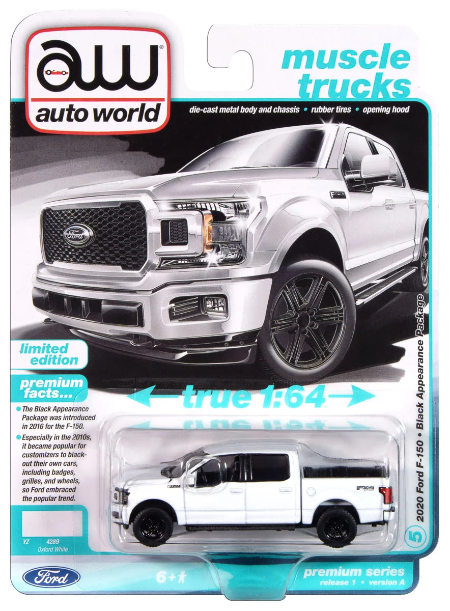 Auto World 2020 Ford F-150 White / Black Appearance Package