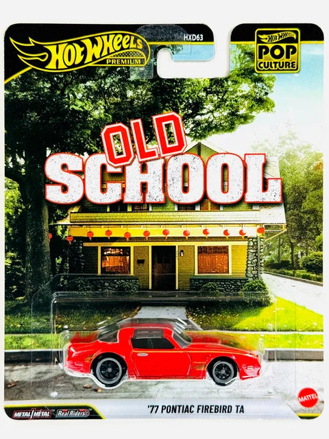 Hot Wheels Premium Pop Culture Old School 1977 Pontiac Firebird Trans Am