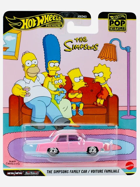 Hot Wheels Premium Pop Culture The Simpsons Family Car