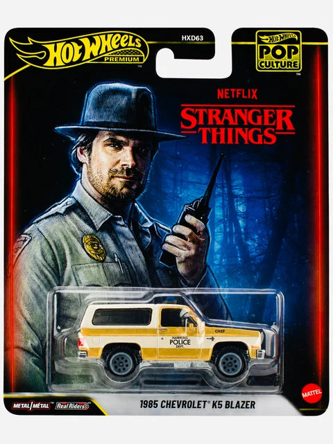 Hot Wheels Premium Pop Culture The Stranger Things 1985 K5 Blazer