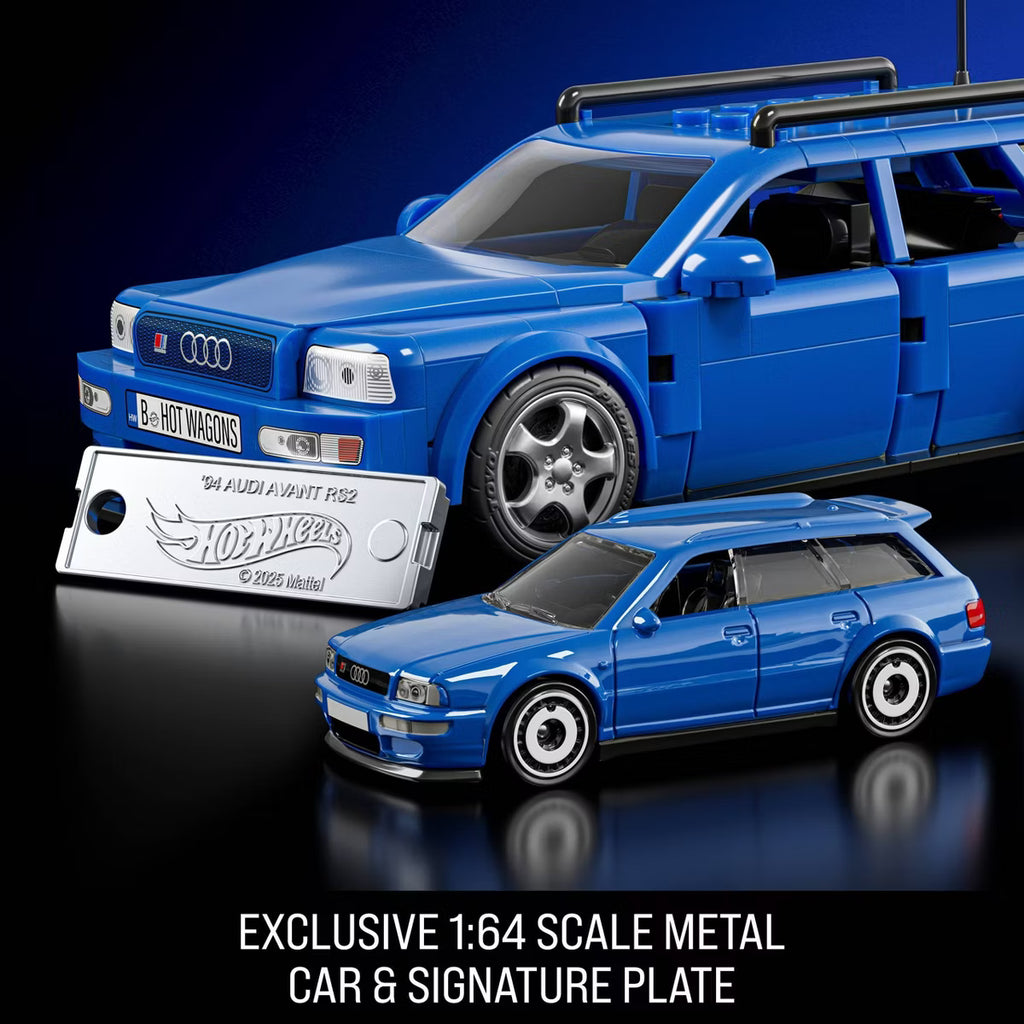 Hot Wheels Brick Shop 1994 Audi Avant RS2 Blue