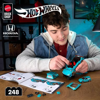 Hot Wheels Brick Shop 1990 Honda CIvic EF Teal