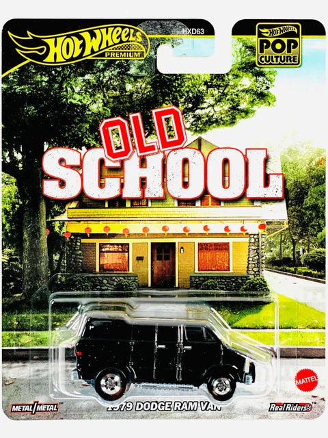 Hot Wheels Premium Pop Culture Old School 1979 Dodge Ram Van