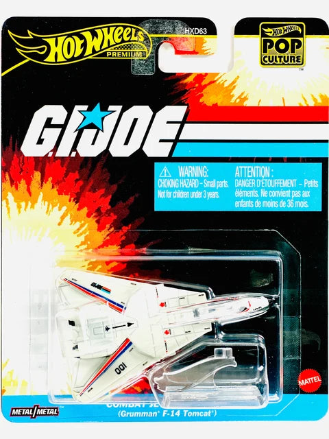 Hot Wheels Premium Pop Culture GiJoe F-14 Tomcat Jet