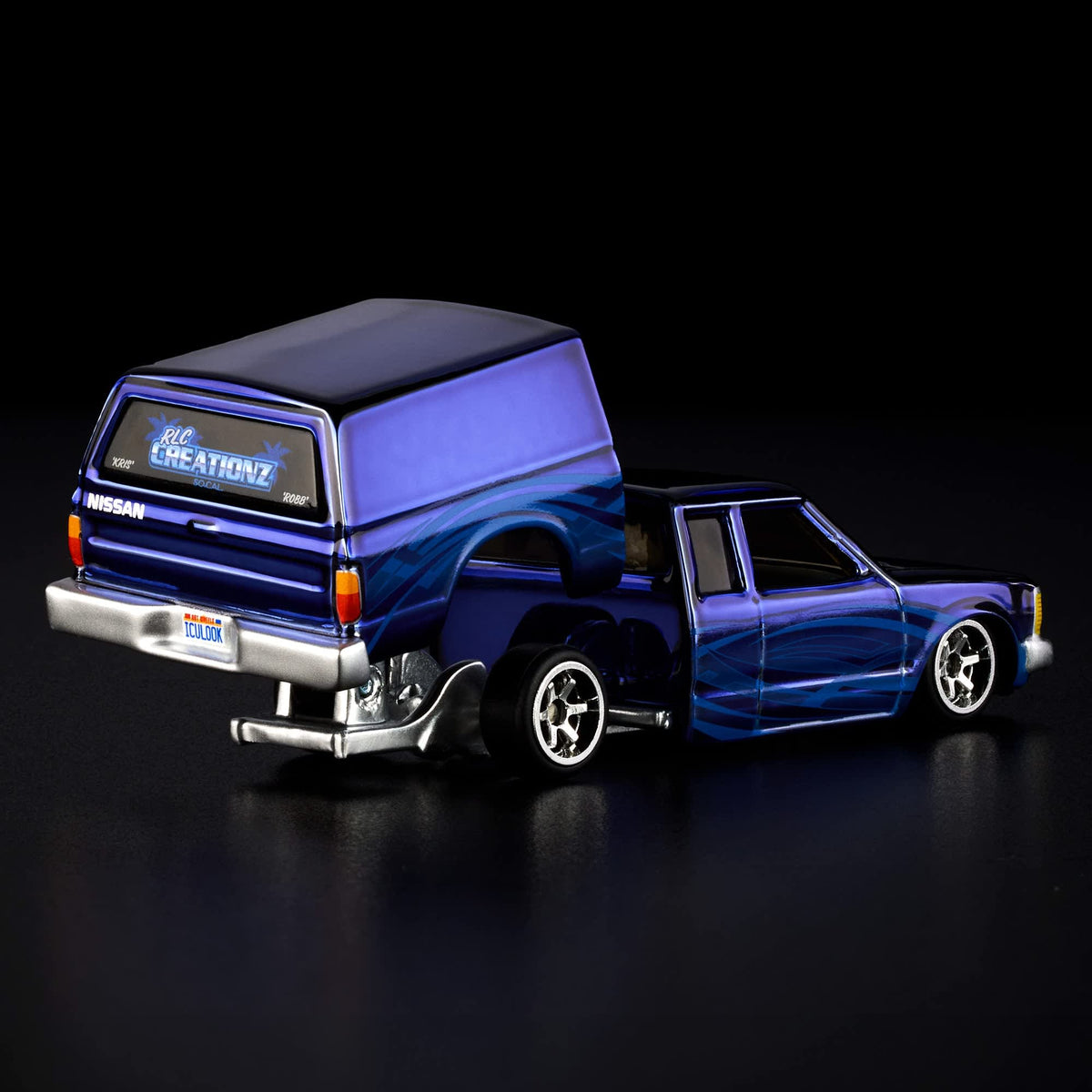 Hot Wheels RLC 1986 Nissan 720 King Cab Spectraflame Blue