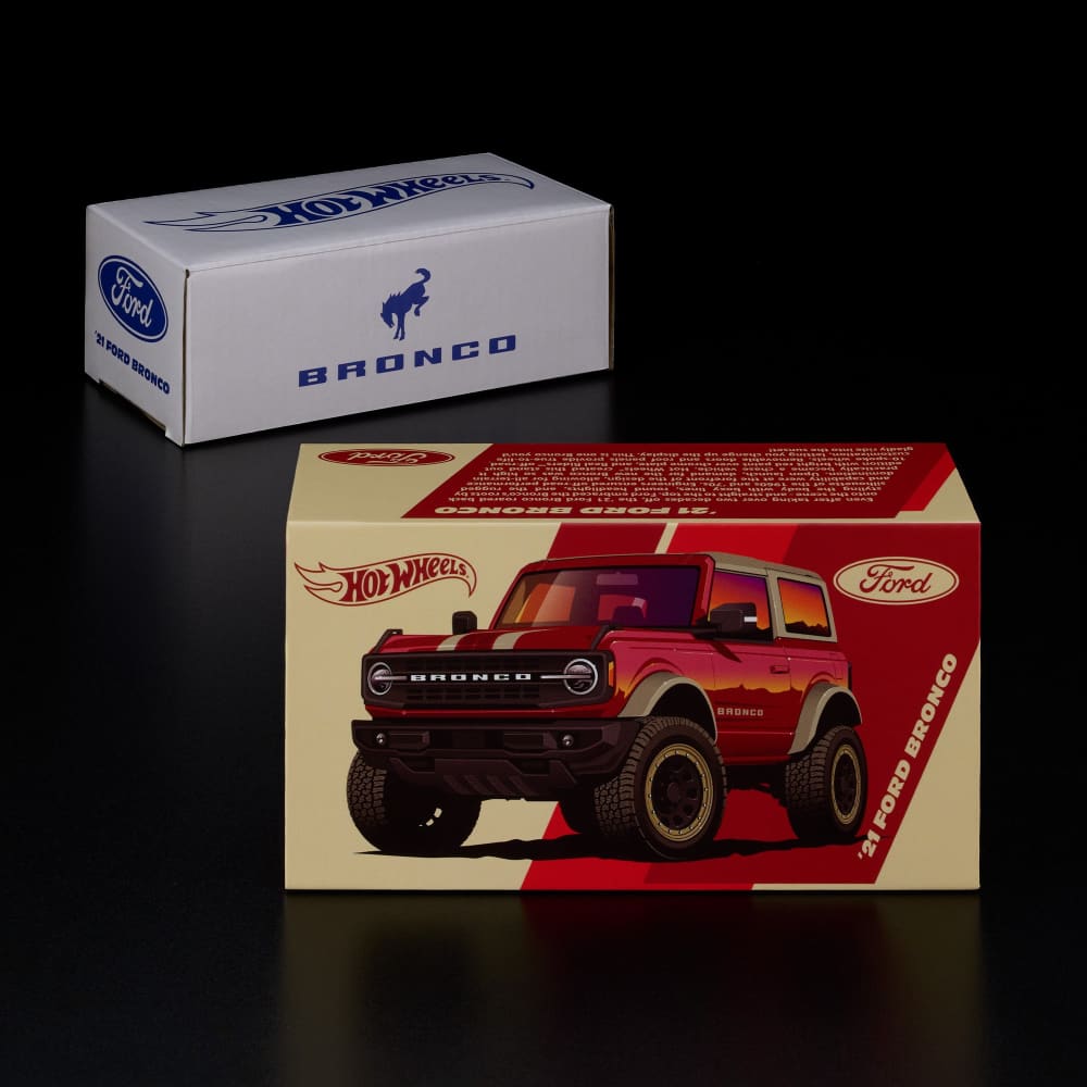Hot Wheels RLC 2021 Ford Bronco In Acrylic Display Case