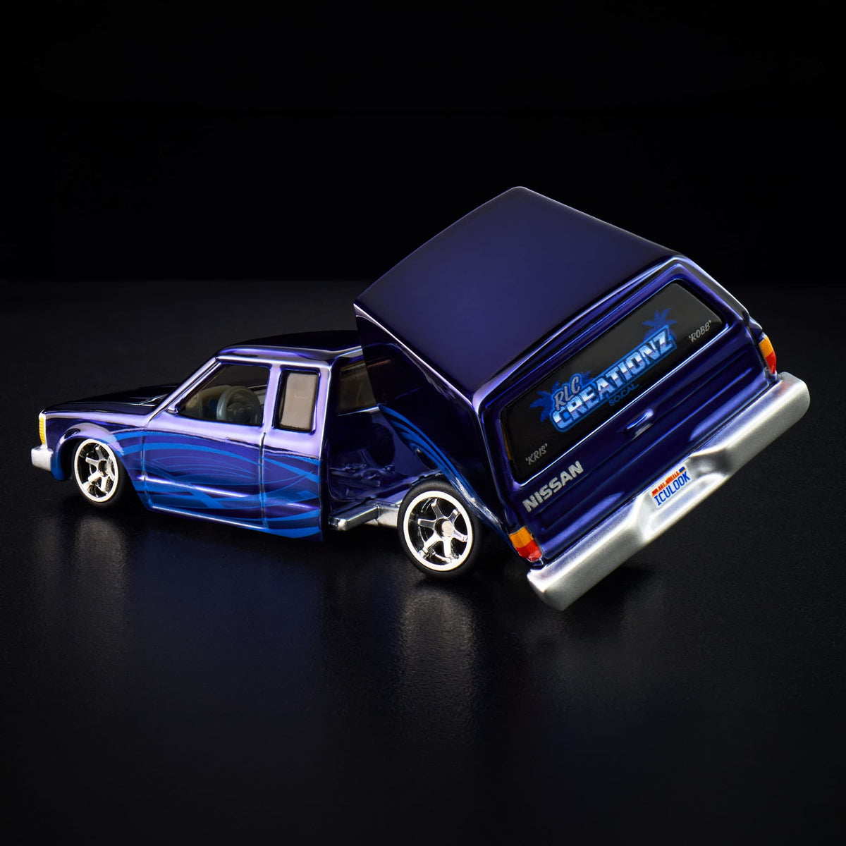 Hot Wheels RLC 1986 Nissan 720 King Cab Spectraflame Blue