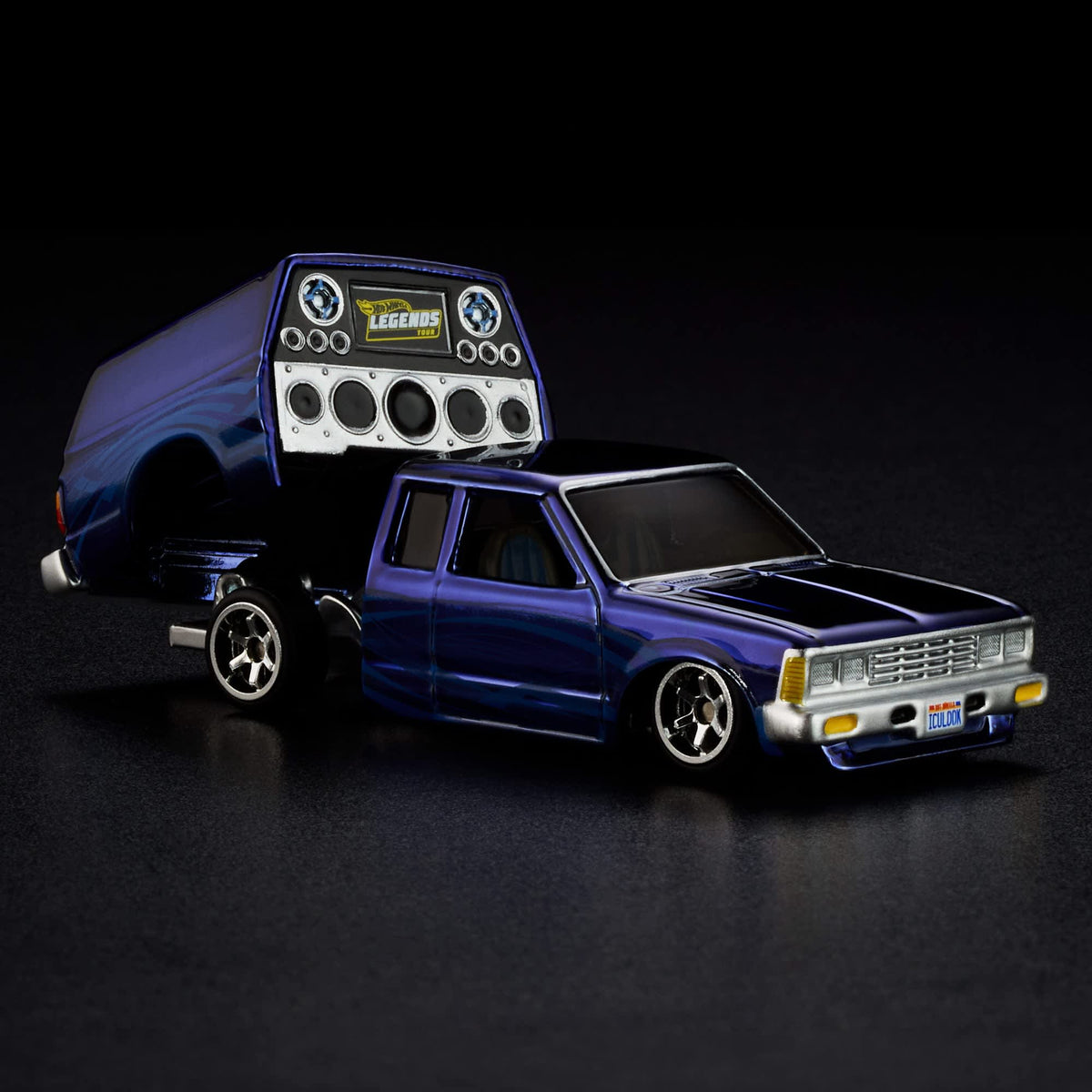 Hot Wheels RLC 1986 Nissan 720 King Cab Spectraflame Blue