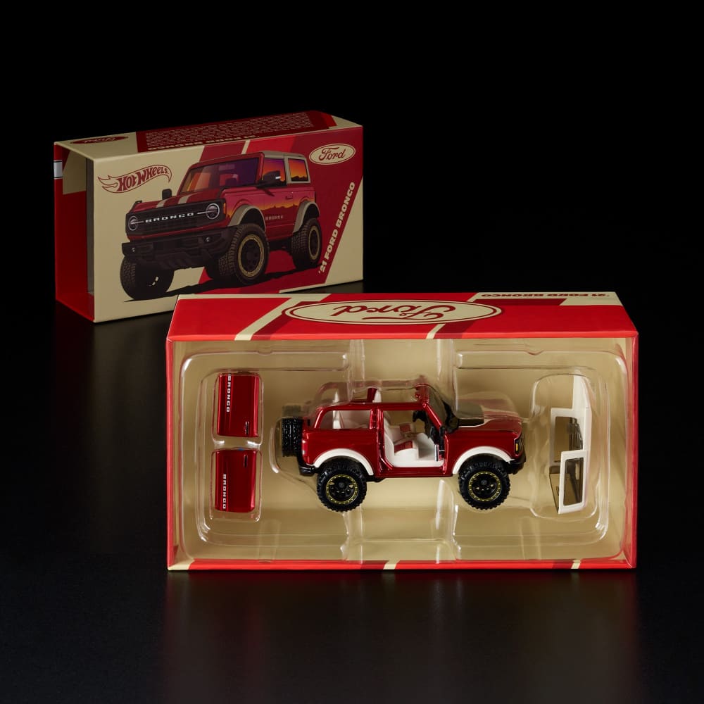 Hot Wheels RLC 2021 Ford Bronco In Acrylic Display Case