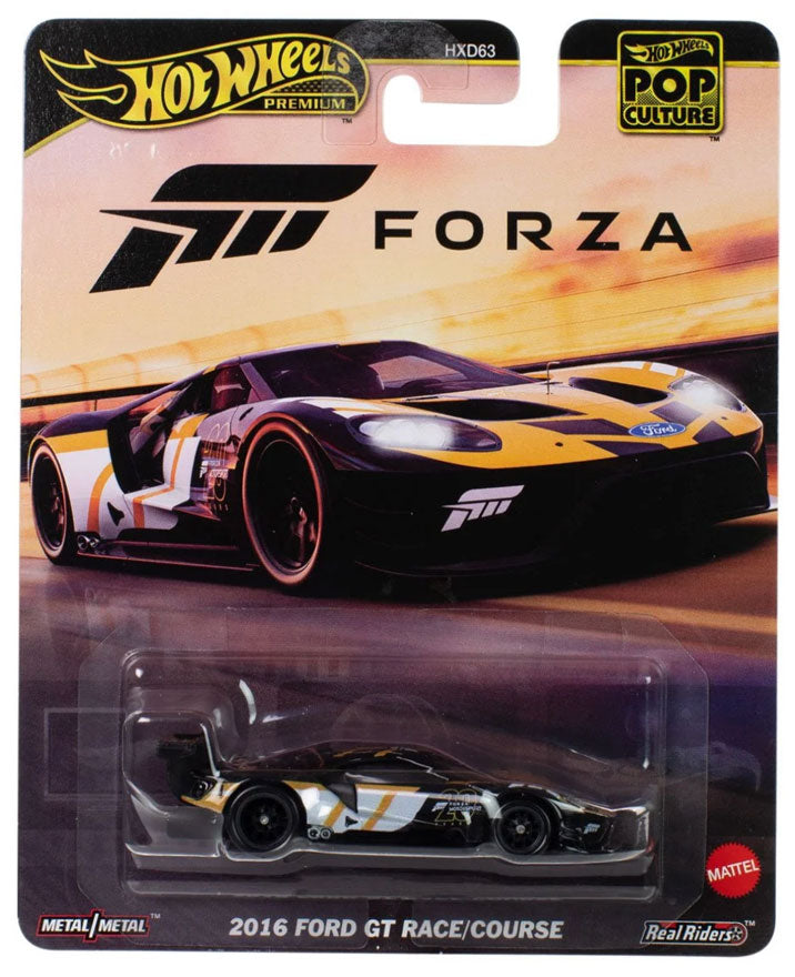 Hot Wheels Premium Pop Culture Forza 2016 Ford GT Race Car