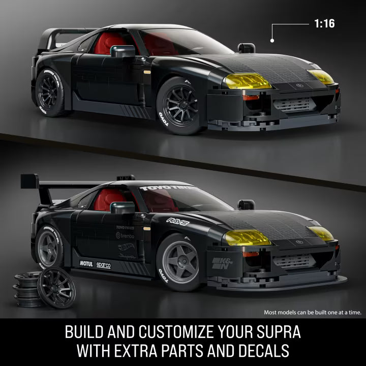 Hot Wheels Brick Shop 1994 Toyota Supra MKIV Black