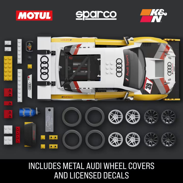 Hot Wheels Brick Shop 2015 Audi R8 LMS Yellow