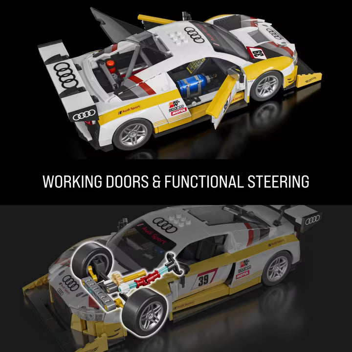 Hot Wheels Brick Shop 2015 Audi R8 LMS Yellow