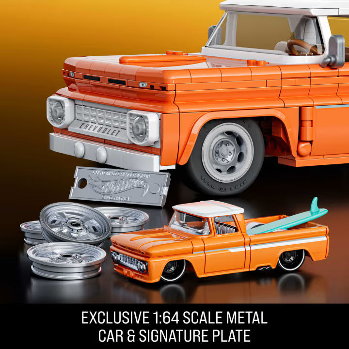 Hot Wheels Brick Shop 1962 Chevrolet Pickup Orange