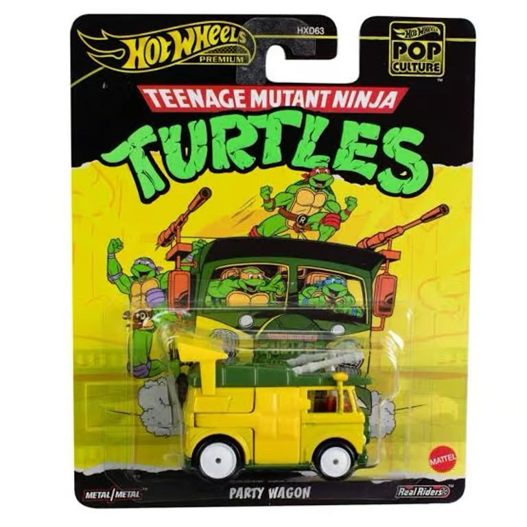 Hot Wheels Premium Pop Culture TMNT Party Bus