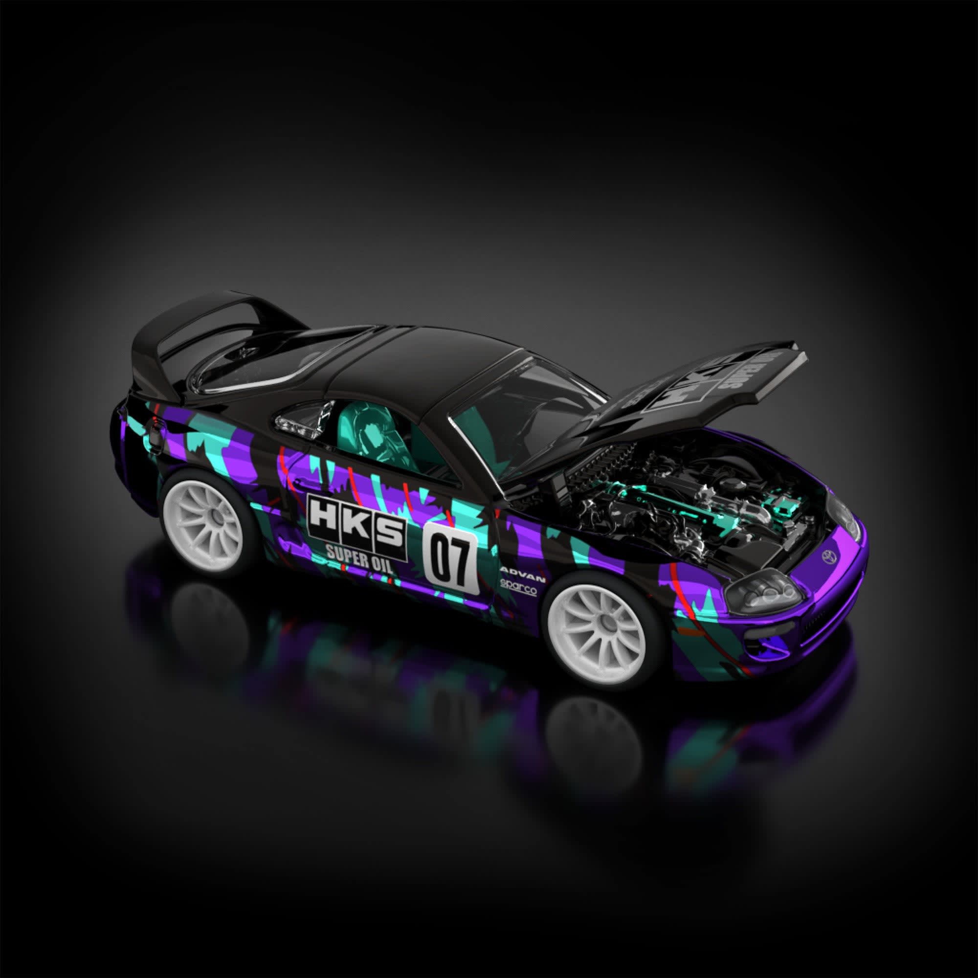 Hot Wheels RLC Selections 1997 Toyota Supra HKS