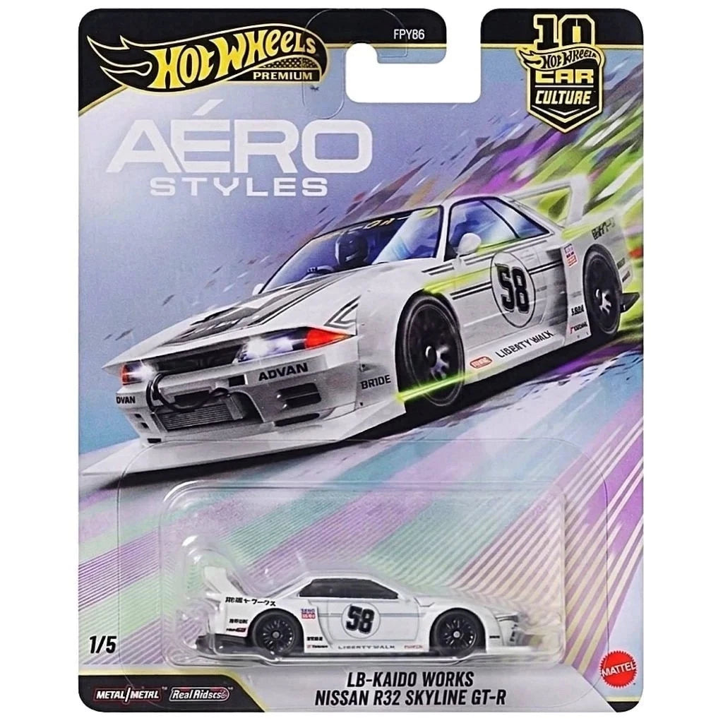 Hot Wheels Premium Car Culture Aero Styles 5 Car Set
