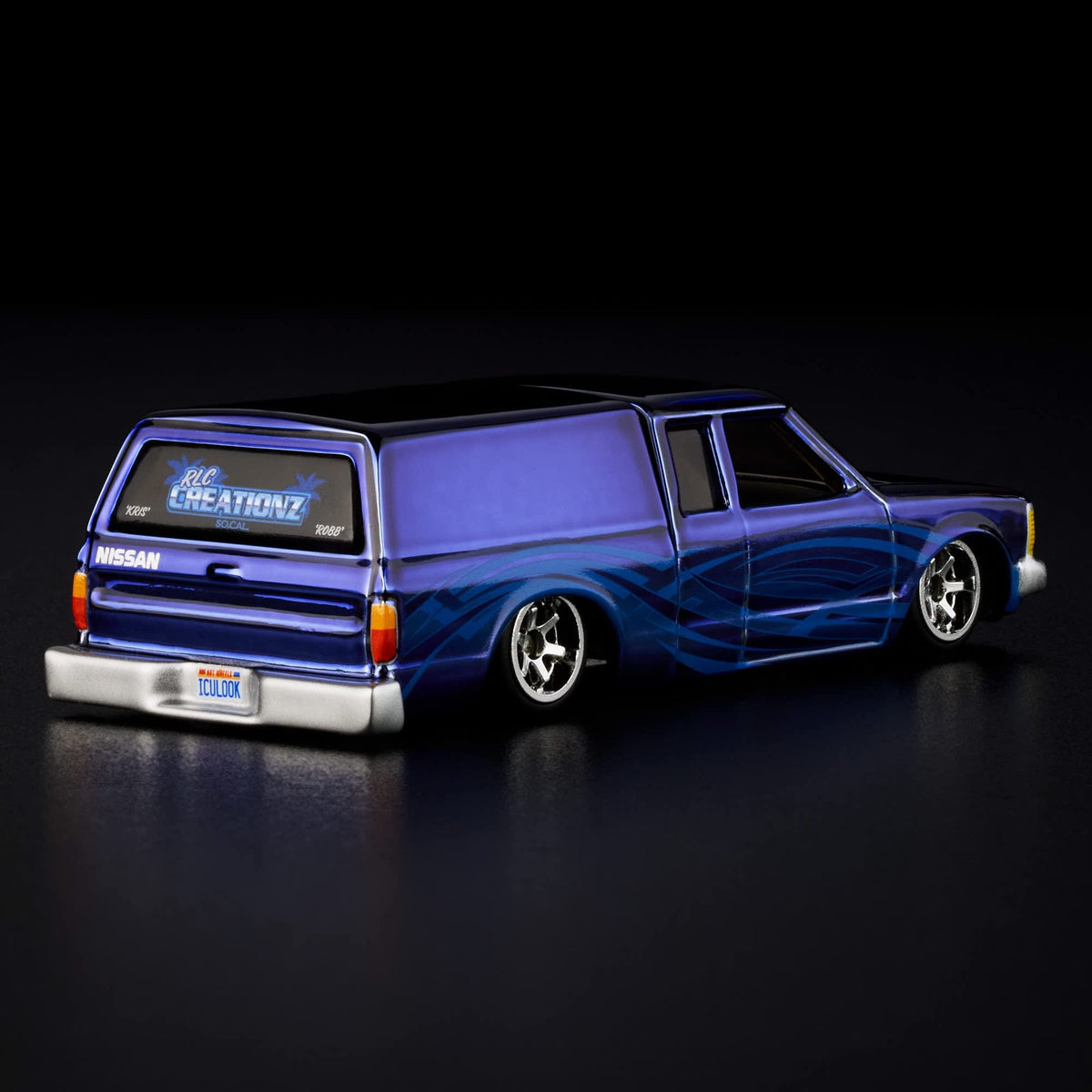 Hot Wheels RLC 1986 Nissan 720 King Cab Spectraflame Blue