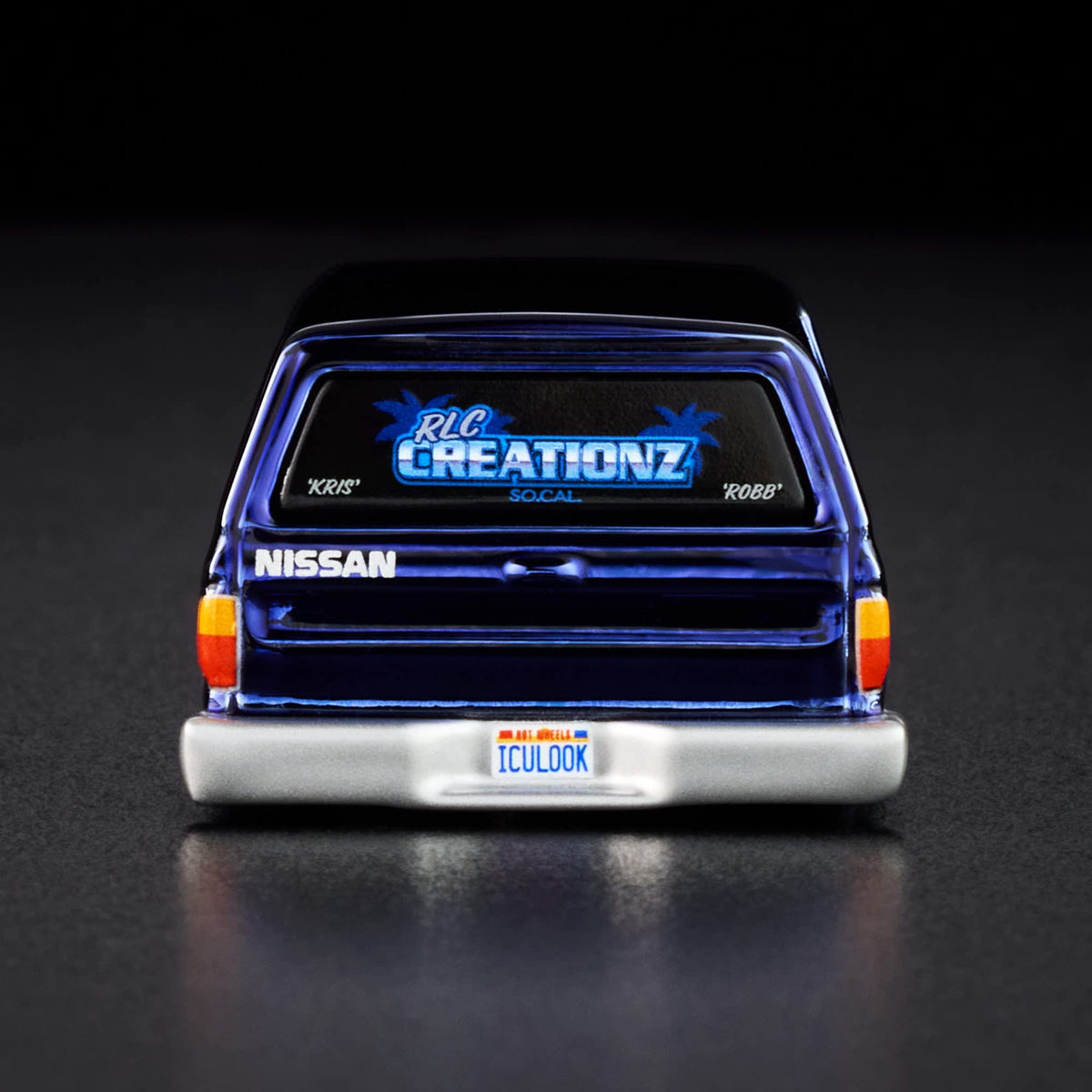 Hot Wheels RLC 1986 Nissan 720 King Cab Spectraflame Blue