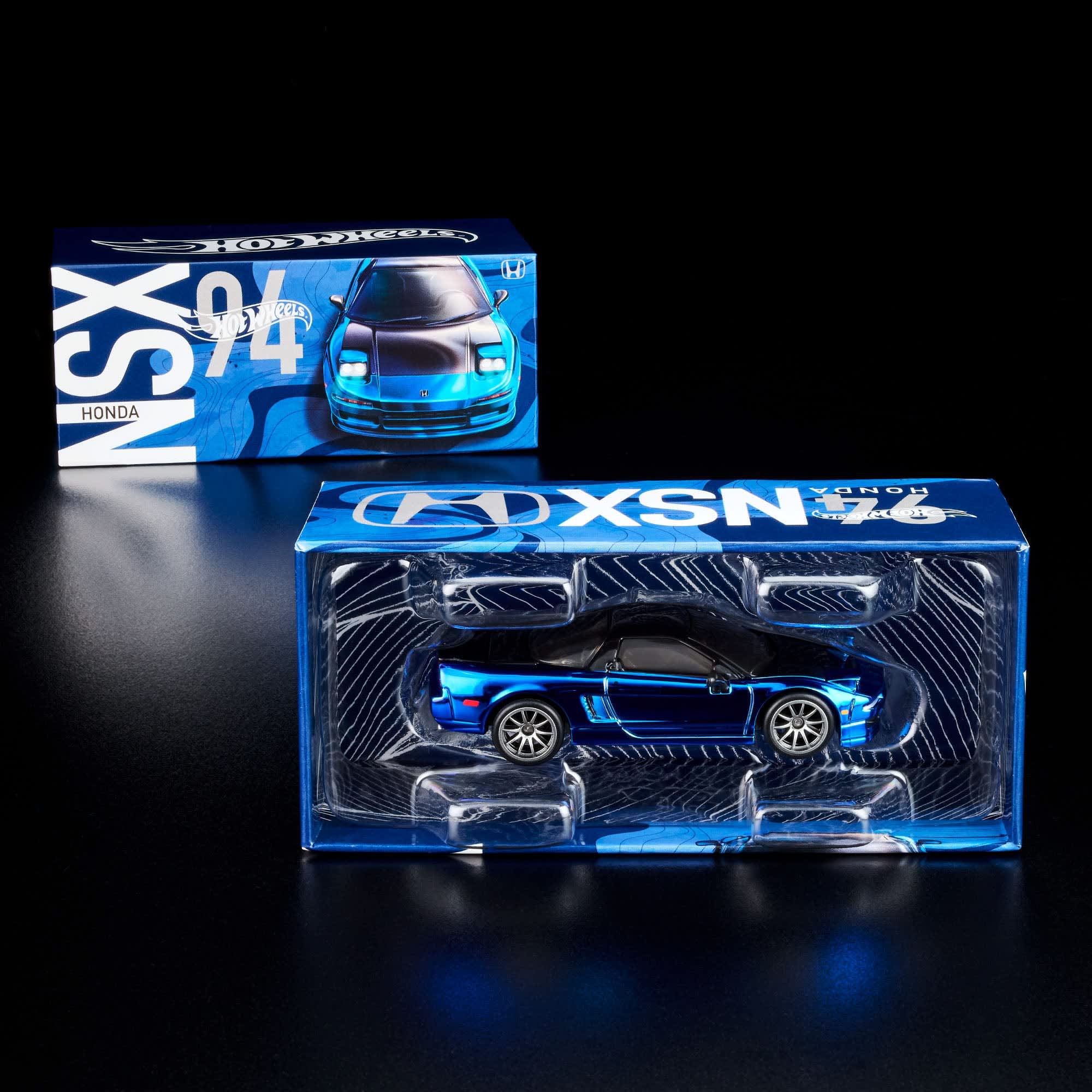 Hot Wheels RLC Acrylic 1994 Honda NSX Blue With Led Headlights