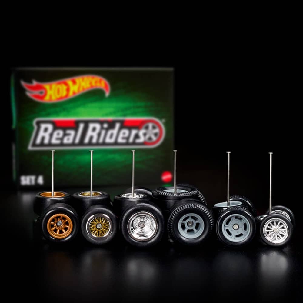 Hot Wheels Real Riders Wheel Pack Set 4