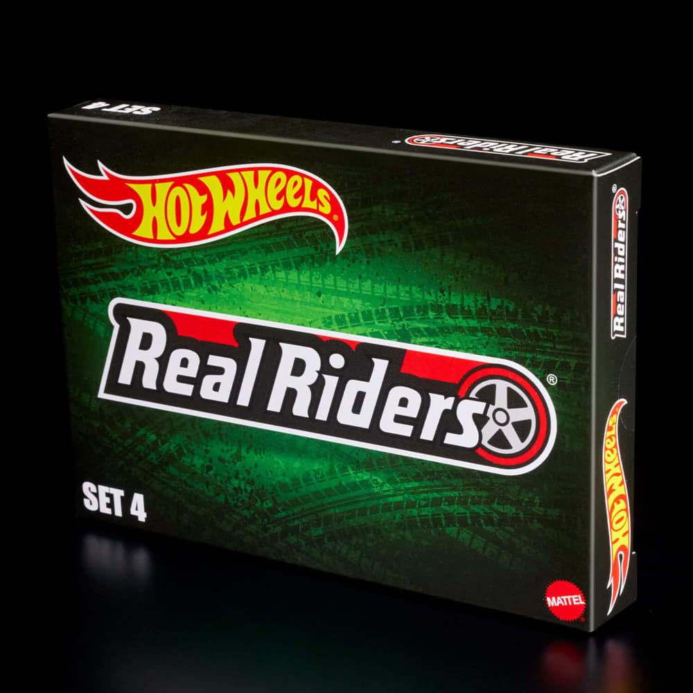 Hot Wheels Real Riders Wheel Pack Set 4